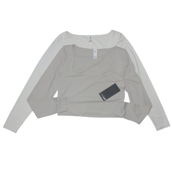 Reflex Olivia Contour 90 Degree Cutout Square Neck Long Sleeve Top Set, Size L. - Picture 3 of 7